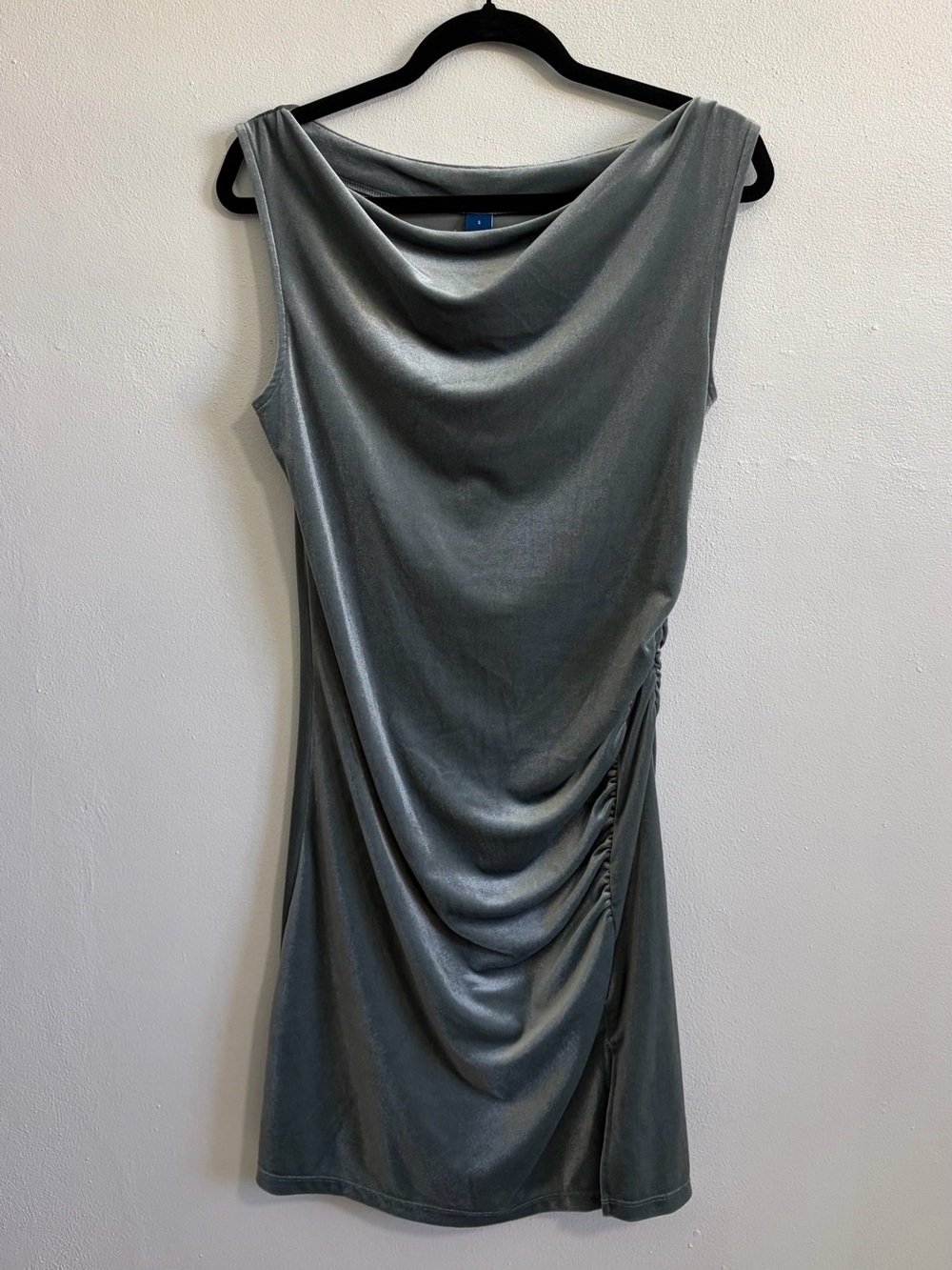 Old Navy Sleeveless Cowl Neck Mini Dress - Steel Gray